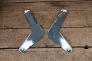 chrome cover set seat left side W113 , early 230sl ( 2 pcs. )